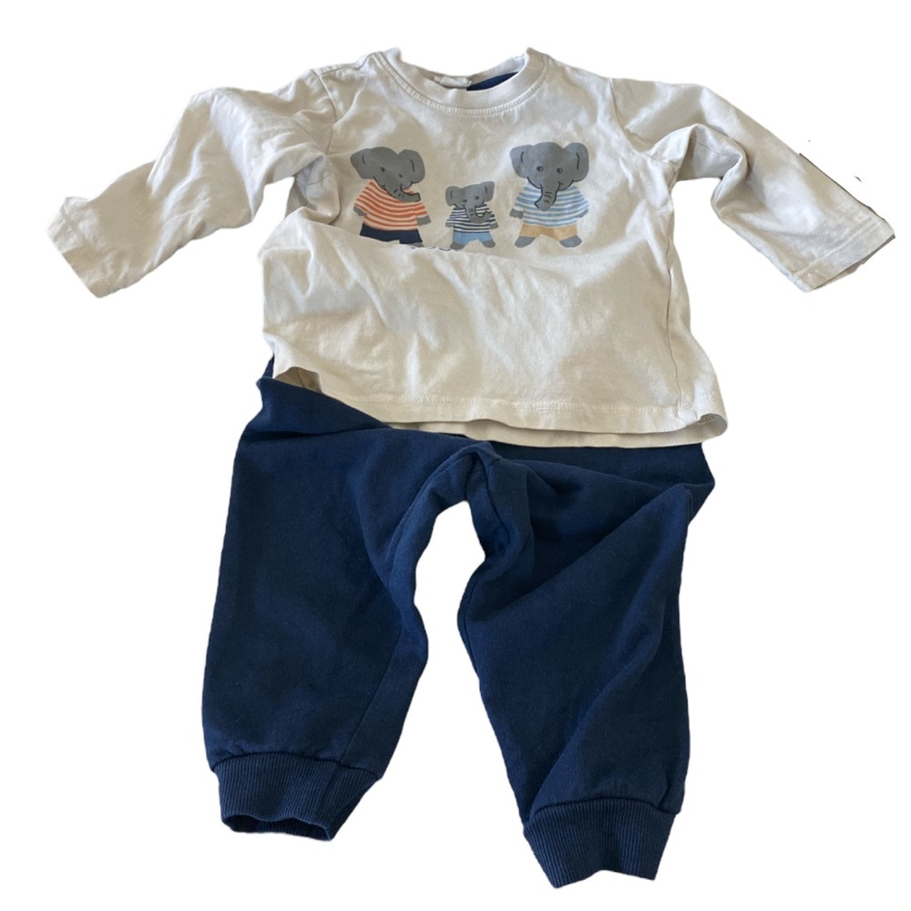 H&M baby elephant set